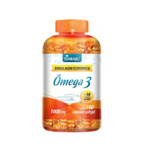 Ômega 3 (1000 mg) – 180 Cáps. Softgel + 30 Grátis – Tiaraju