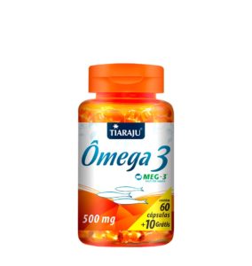 Ômega 3 (500 mg) – 60 Caps. + 10 Grátis – Tiaraju